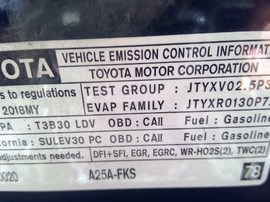 2018 TOYOTA CAMRY, BLACK, SE, 2.5L, AT,  Z25094